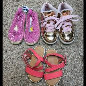 Baby girl shoe bundle size 5